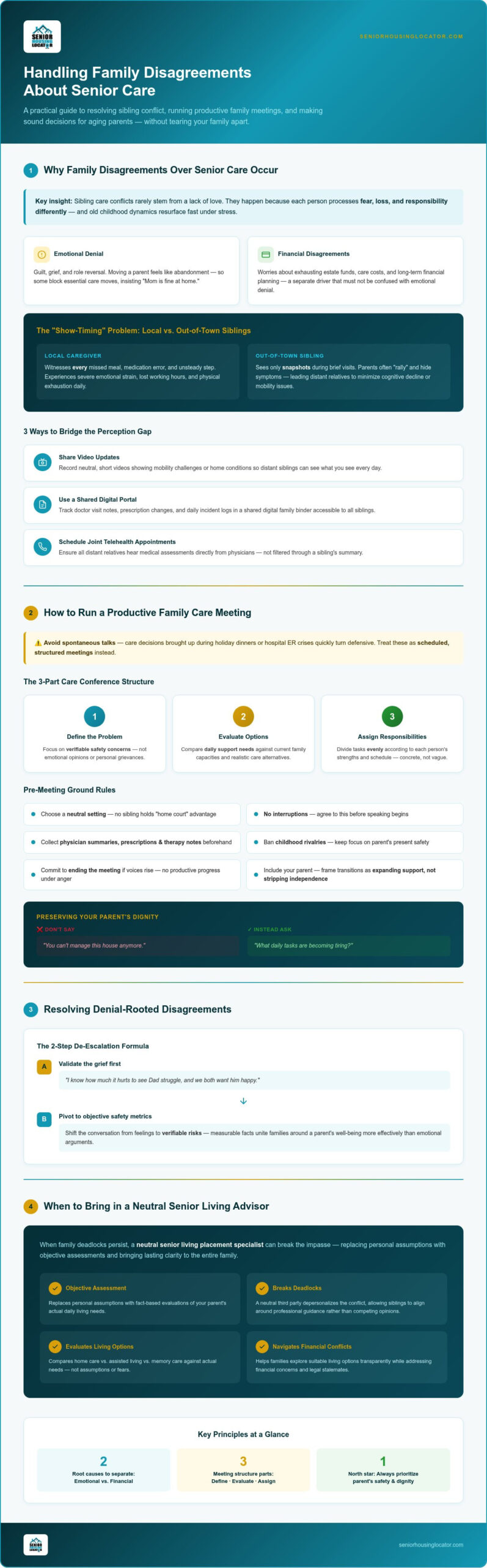 Handling Family Disagreements About Senior Care: A Compassionate Practical Guide
